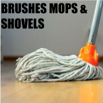 BRUSHES MOPS & CLEANING